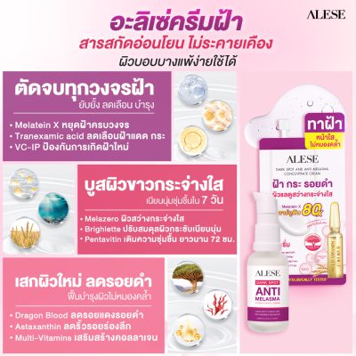 แนะนำครีมทาฝ้าราคานักศึกษา